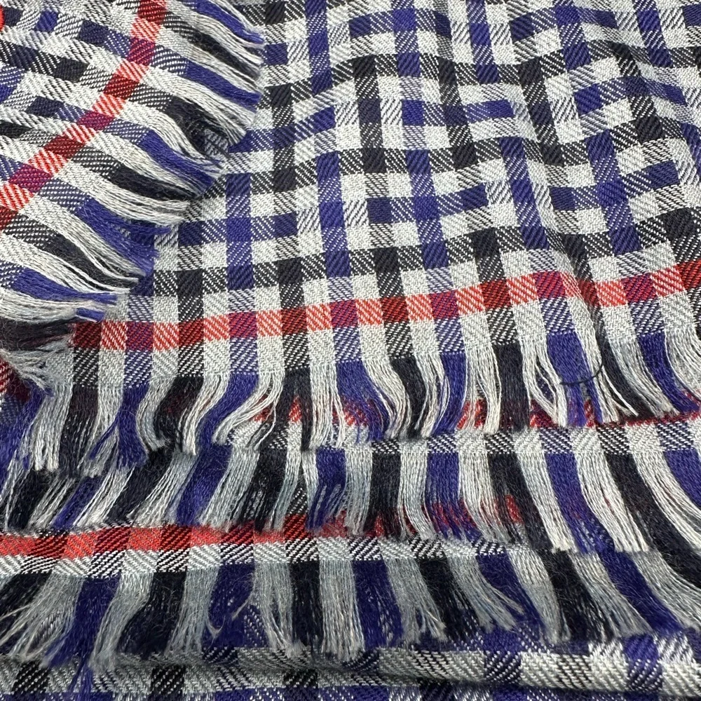 Hermes Monogrammed Silk Cashmere Scarf